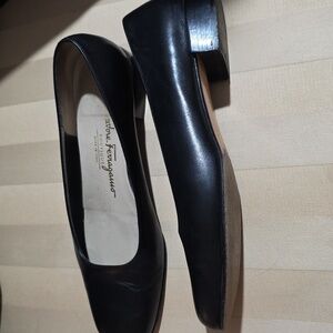 Salvatore Ferragamo Black Flats